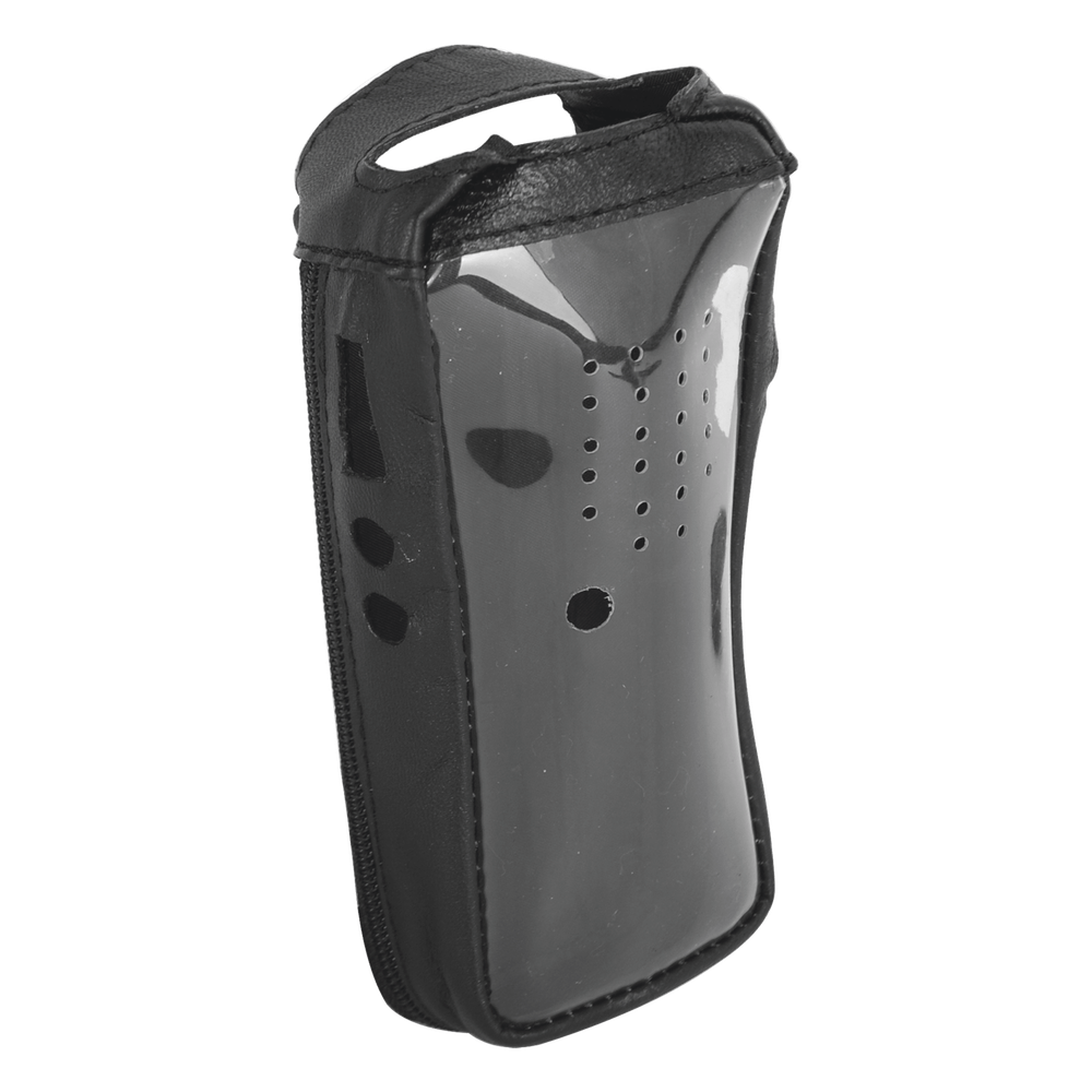 Funda Reforzada de Piel con visor frontal transparente en TK-2202, TK-2212, TK-2302, TK-2402, NX-240, TKD-240