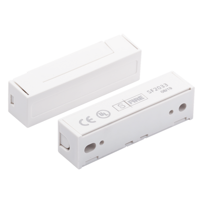 Contacto Magnético para Puertas y Ventanas / GAP 30 mm (1.18 in) / Blanco / Switch NC / 12 VCC