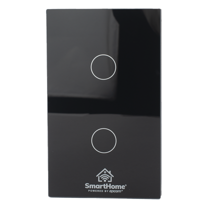(ZigBee) Apagador switch inalámbrico ZigBee, control de 2 regresos de carga, 110V