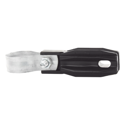 Aislador de Paso o Esquina con Abrazadera / 33-38 mm / Resina Virgen 100% / Anti-Arqueo / Tubería de Malla Ciclónica