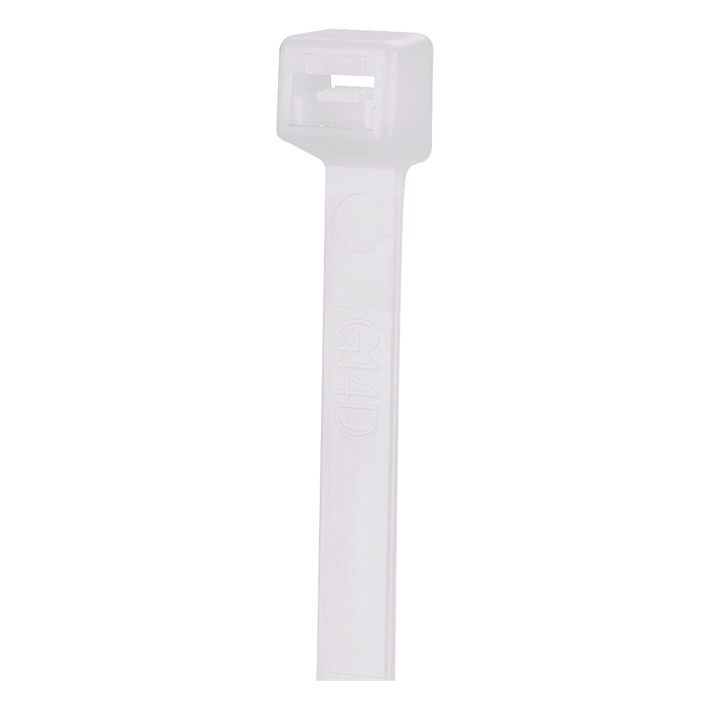 Cincho de Nylon 6.6 StrongHold™, 370mm largo x 3.6mm ancho, Color Natural, Plenum, Paquete de 100pz