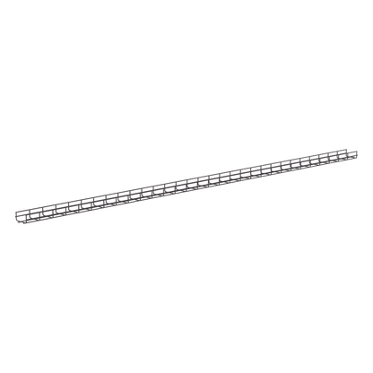 Charola Wire Basket de 12 in (304 mm) de Ancho, 2 in (50 mm) de Alto, 3 m de Largo, Hasta 209 Cables Cat6, Color Negro