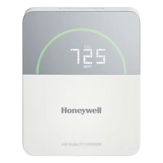 Sensor de Calidad del Aire Interior 3 en 1 / Temperatura, Humedad Relativa y CO2 / Display con Anillo LED de Color / BACnet MS/TP, Modbus RS-485 y