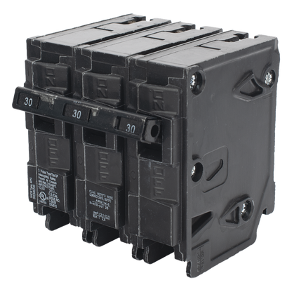 Interruptor automático enchufable tipo QP 3 polos, 30 amp