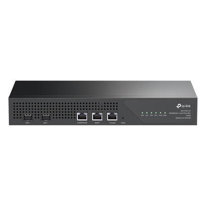 Delta Stream - OLT de 1 puerto GPON / Conexión de hasta 128 ONUs / 1 Puerto 2.5 Gigabit RJ45 Uplink PoE/ 1 Puertos SFP+ Uplink / Fuentes Redundantes