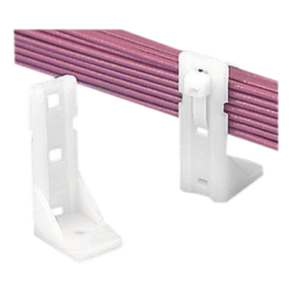 Sujetador-Separador Pan-Post de Nylon 6.6, Para Fijación de Mazos de Cables con Cinchos, Uso Interior, Color Natural, 1 Pieza