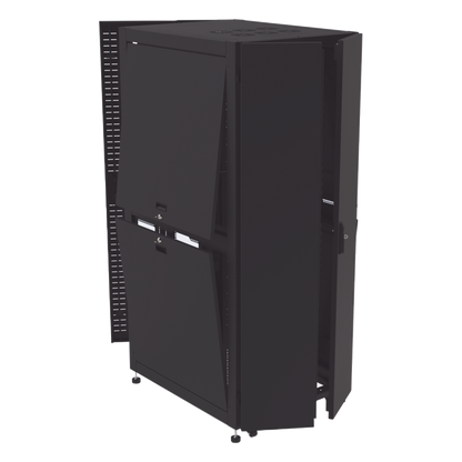 Gabinete para Telecomunicaciones Rack Estándar de 19", 42UR, 800 mm Ancho x 1000 mm Profundidad. Fabricado en Acero, Se envía el Gabinete Armado.
