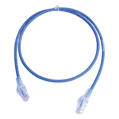 Patch Cord MC5 Modular Cat5e UTP, CM/LS0H, 2.13 Metros (7 Pies), Color Azul, Versión Bulk (Sin Empaque Individual)