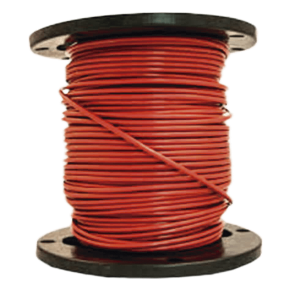 Carrete de 500 metros / Cable fotovoltaico / Rojo / Recubrimiento XLPE / 6mm² / 10 AWG / Hasta 1,800 Vcc