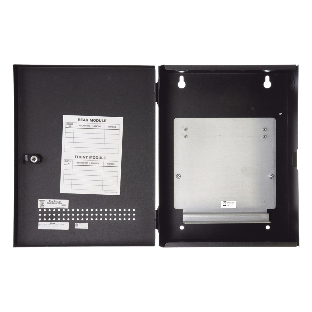 Gabinete Metálico para Hasta 2 Módulos de Control XP10-M, XP6-R o XP6-C de NOTIFIER, Bisagras Izquierdas