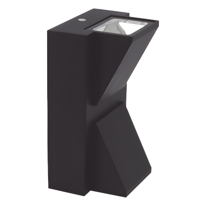 Lámpara Arbotante 6 W 330 lm / Dimensiones 141 x 80 mm / 85 - 265 Vca~ 50/60Hz / Luz Cálida 2 700 K / Uso en exterior IP 54.