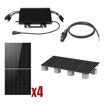 Kit Solar Interconexion / 2kW 220Vca / Microinversores HOYMILES / Montaje Incluido