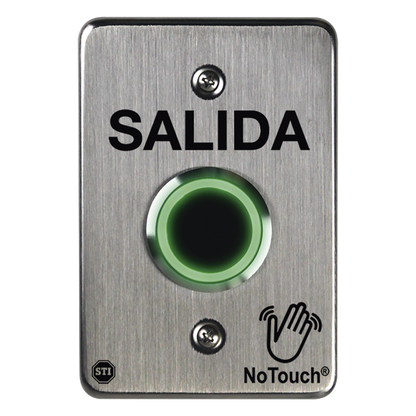 Interruptor IR NoTouch® de Acero Inoxidable, Salida Única, SALIDA