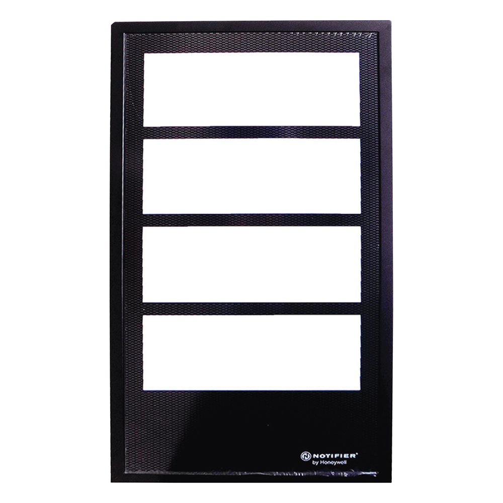 Puerta con ventana para gabinete de cuatro niveles, acero calibre 16, color negro