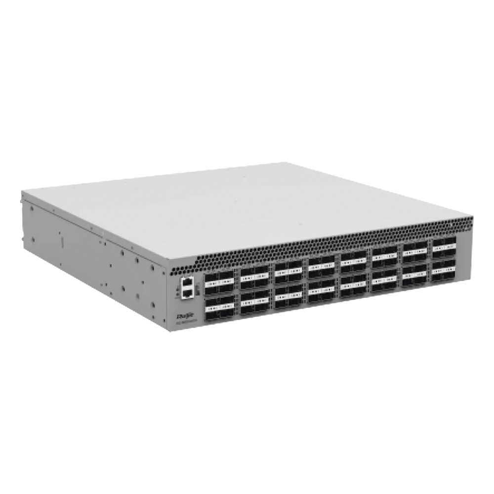 Switch DCI para Data Center / 64 Puertos QSFP28 100GE / 12.8 Tbps / 4,482 Mpps / VXLAN / M-LAG / RDMA / Lossless Ethernet PFC+ECN / 2 RU