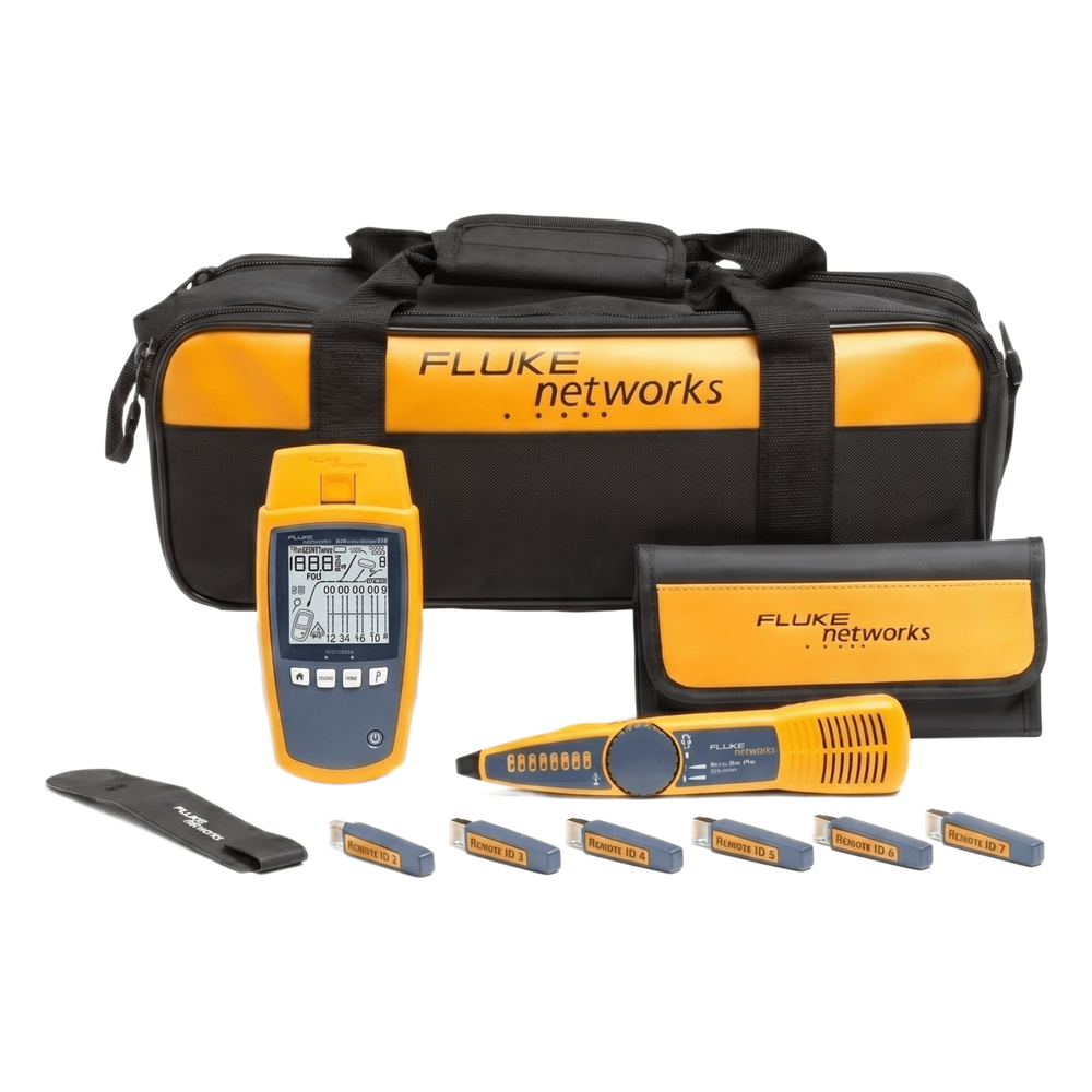 Kit Profesional de Verificador de Red MicroScanner PoE, para Comprobación de Redes de Voz, Datos, Video y PoE 802.3af, at, bt y UPOE, con Pantalla
