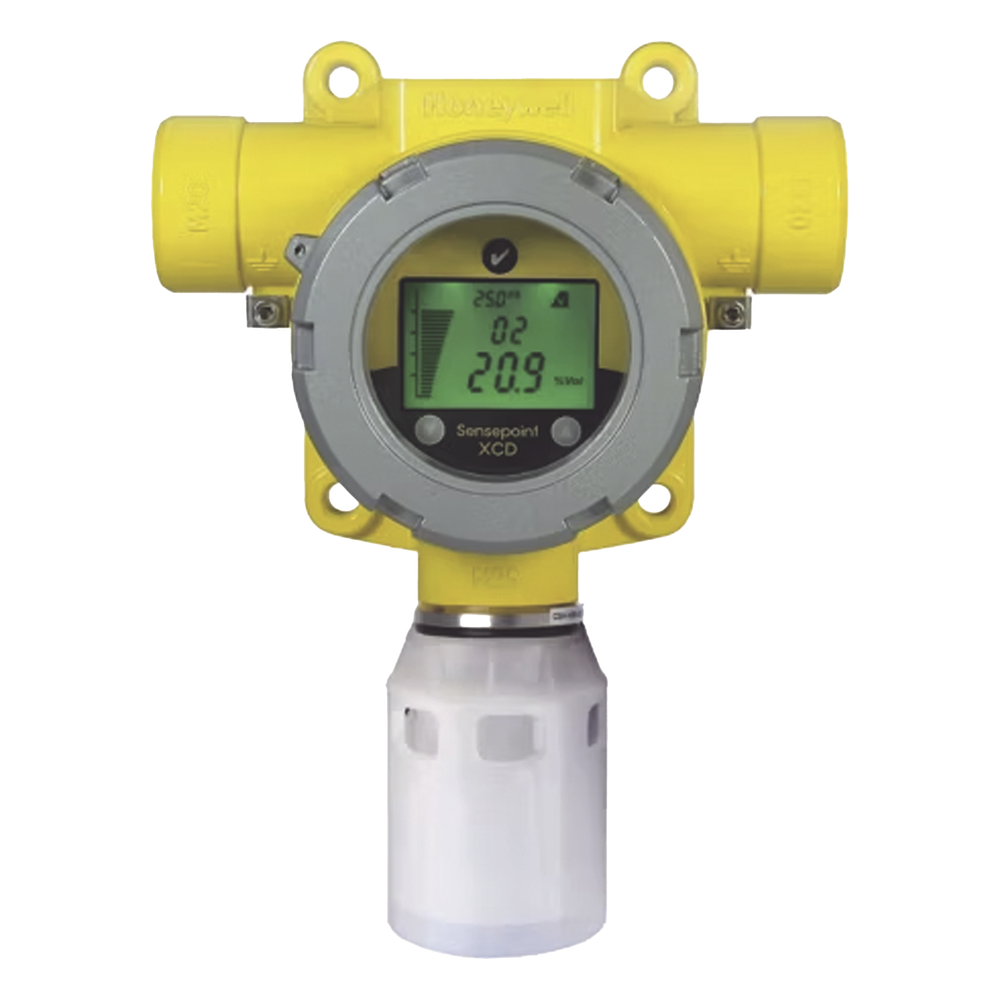 Detector fijo de gas combustible con sensor de perla catalítica 0 a 100% LEL, salida 4-20 mA y relevadores, para interior y exterior en atmósferas