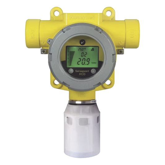 Detector fijo de gas combustible con sensor de perla catalítica 0 a 100% LEL, salida 4-20 mA y relevadores, para interior y exterior en atmósferas