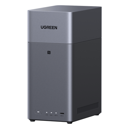 NAS UGREEN NASync DH2300 / Procesador RK3576 / 4GB / 32GB eMMC / 2 Bahías SATA / JBOD-Basic-RAID 0-RAID 1 / Puerto HDMI 4K / 1 GbE / USB 3.2 Gen 1