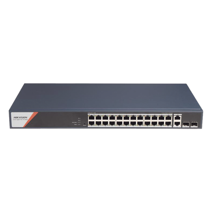 Switch Gigabit PoE+ / Industrial / Administrable / 24 Puertos 1000 Mbps PoE+ (4 Puertos PoE++ 90 W) / 2 Puertos 1000 Mbps de Uplink / 2 Puertos SFP