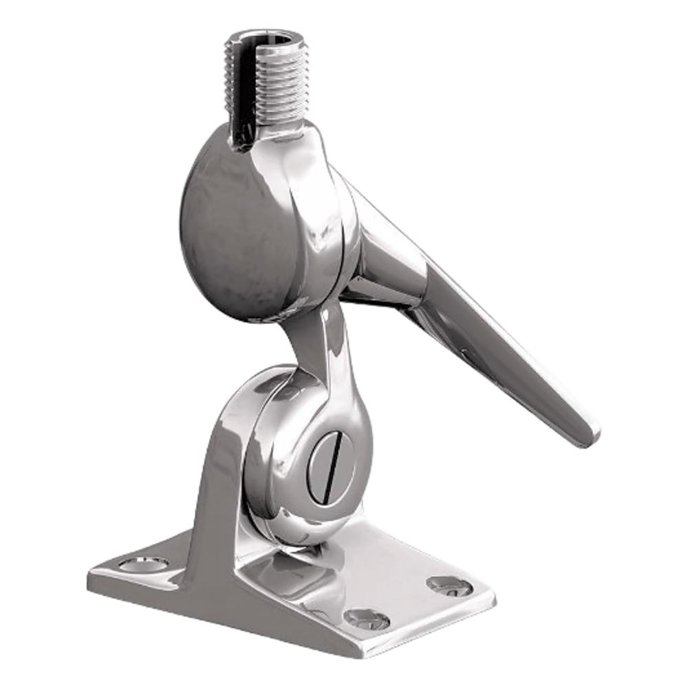 Soporte de Montaje de Cremallera de Acero Inoxidable / Diseño sin Tuercas / Dientes de 5 Grados para Ajustes Finos / Ranura Especial para Cable
