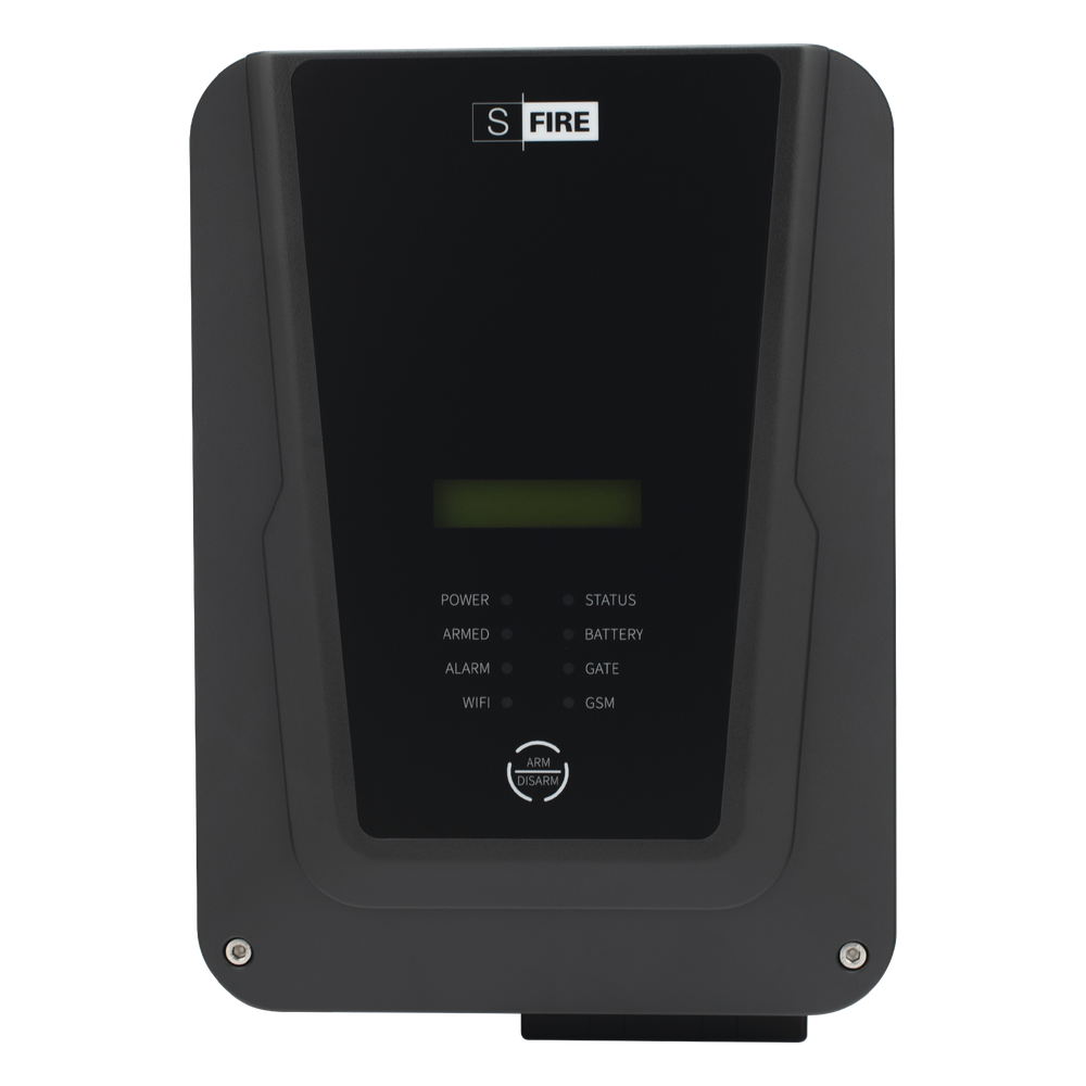 Energizador para Cerca Eléctrica / 2 Joules / 6000 m (19685 ft) Lineales / WiFi + App / Control Remoto 433MHz / LCD / IPx4