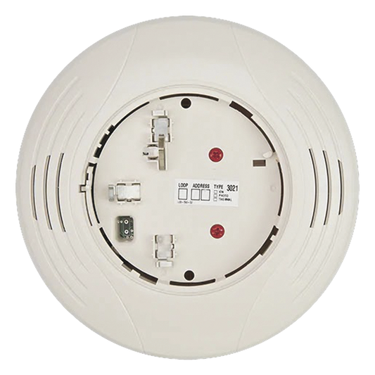 Base sonora estándar para detector de humo, tono seleccionable por jumper, compatible con base B501BH, color marfil