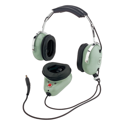 Auriculares estilo Muff-Mic para operaciones de mantenimiento y rampas en aeropuertos