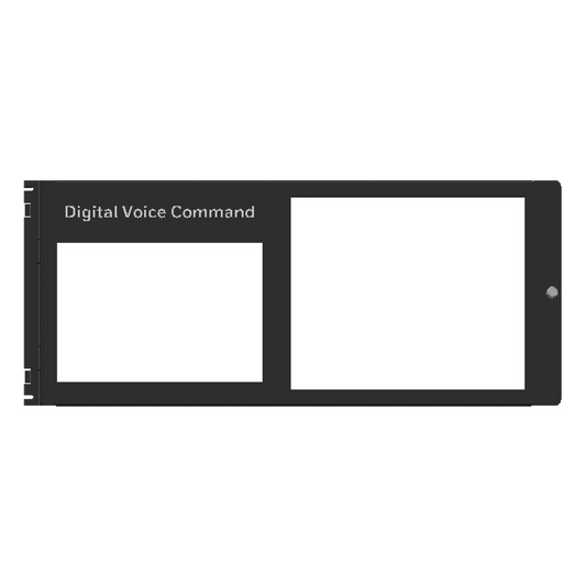 Panel de revestimiento de audio con aberturas para micrófono, teléfono y teclado, para chasis C5A-M en gabinetes CAB-5 de NOTIFIER