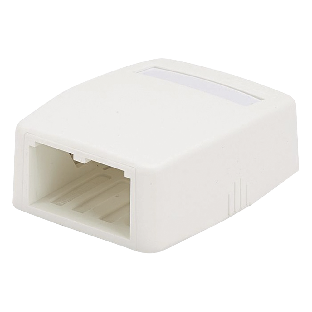 Caja de Montaje en Superficie, Para 2 Módulos Mini-Com, Color Blanco