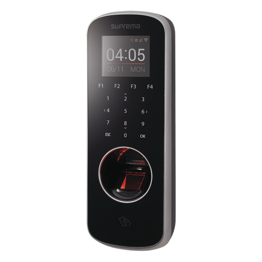 BioStation L2 Lector de Huella Delgado con Teclado Touch y Lector 13.56 MHz MIFARE®/ NFC /DESFire/DESFire EV1/ Felica