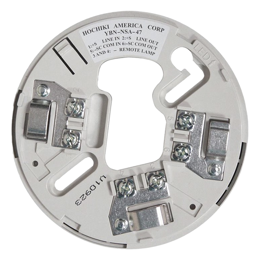 Base De 4" Color Hueso Para Sensores Análogos Direccionales Hochiki (0300-06830) 7TH Edición UL268