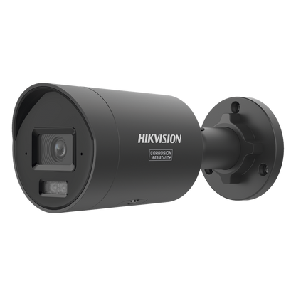 [Dual Light + ColorVu 3.0 + HikAI] Bala IP 6 Megapixel / Lente 2.8 mm / 40 mts IR + Luz Blanca / 2 Microfonos Integrados / Exterior IP67 / WDR 130 dB