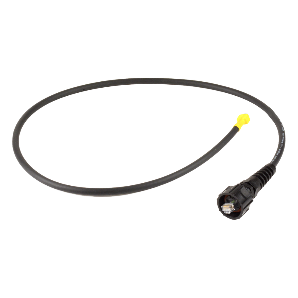 Patch Cord Industrial Ruggedized a Plug Modular, Cat6, de 0.91 Metros (3 Pies), Color Negro
