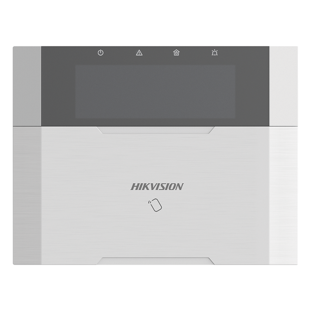 (AX HYBRID PRO) Teclado Compatible con el Panel Hybrid Pro Hikvision DS-PHA64-LP y DS-PHA64-LP(B) / Pantalla LCD / 2 zonas cableadas / 1 salida de