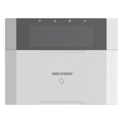 (AX HYBRID PRO) Teclado Compatible con el Panel Hybrid Pro Hikvision DS-PHA64-LP y DS-PHA64-LP(B) / Pantalla LCD / 2 zonas cableadas / 1 salida de