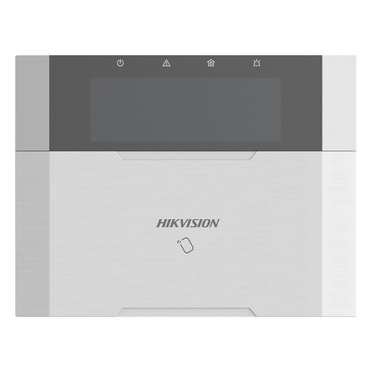 (AX HYBRID PRO) Teclado Compatible con el Panel Hybrid Pro Hikvision DS-PHA64-LP y DS-PHA64-LP(B) / Pantalla LCD / 2 zonas cableadas / 1 salida de
