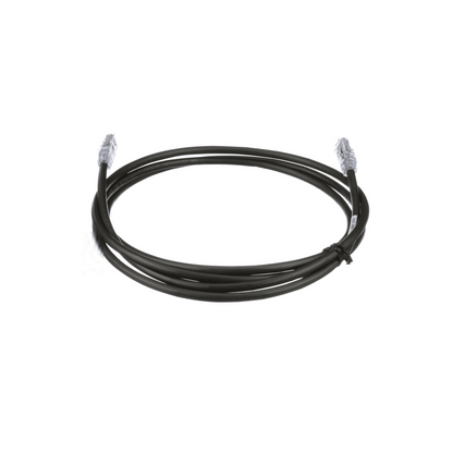 Cable de Parcheo UTP, Cat6A, 24 AWG, CM, Color Negro, 15.24 Metros (50 Pies)