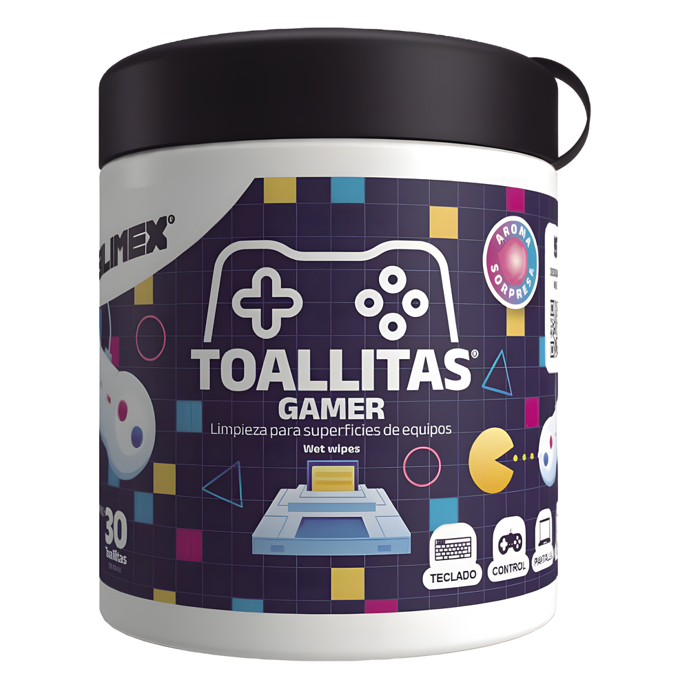 Toallitas Gamers, Excelente Opción Para Gamers Que Buscan Mantener Sus Consolas y Accesorios en Perfecto Estado, Libres de Suciedad y Protegidos