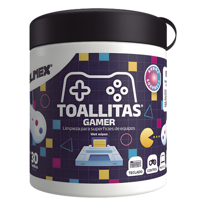 Toallitas Gamers, Excelente Opción Para Gamers Que Buscan Mantener Sus Consolas y Accesorios en Perfecto Estado, Libres de Suciedad y Protegidos