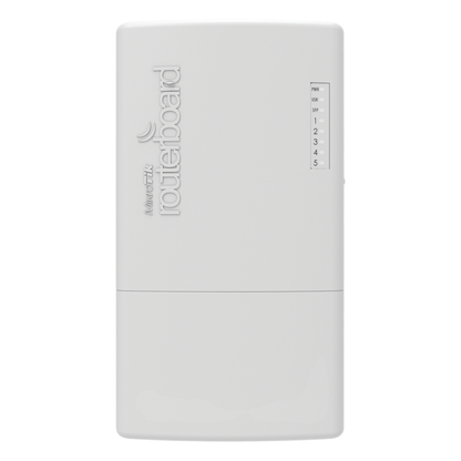 (PowerBox Pro) Router para exterior 5 puertos Gigabit, PoE Pasivo o 802.3af/at