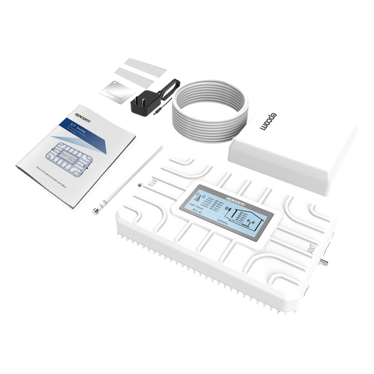 Kit Amplificador de Señal Celular 2G, 3G, 4G y 5G / Mejora llamadas convencionales y VoLTE / Amplifica señal de TELCEL, AT&T, MOVISTAR, BAIT,DiRi y