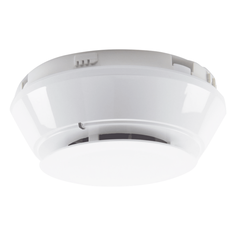 Detector de humo fotoeléctrico direccionable FlashScan, sensibilidad preajustada 1.5%, para lazo SLC de 2 hilos, color blanco