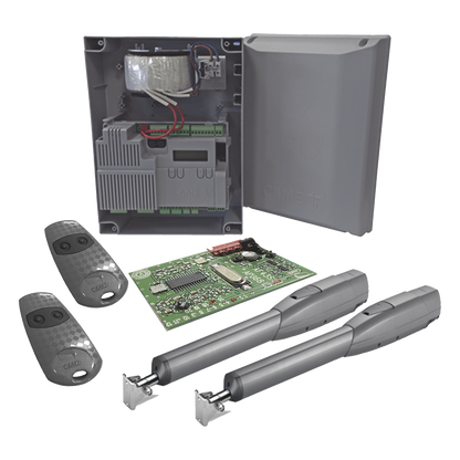Kit de Operadores ATS para Puertas Abatibles de hasta 5 Metros y 400 Kg / Uso Intensivo
