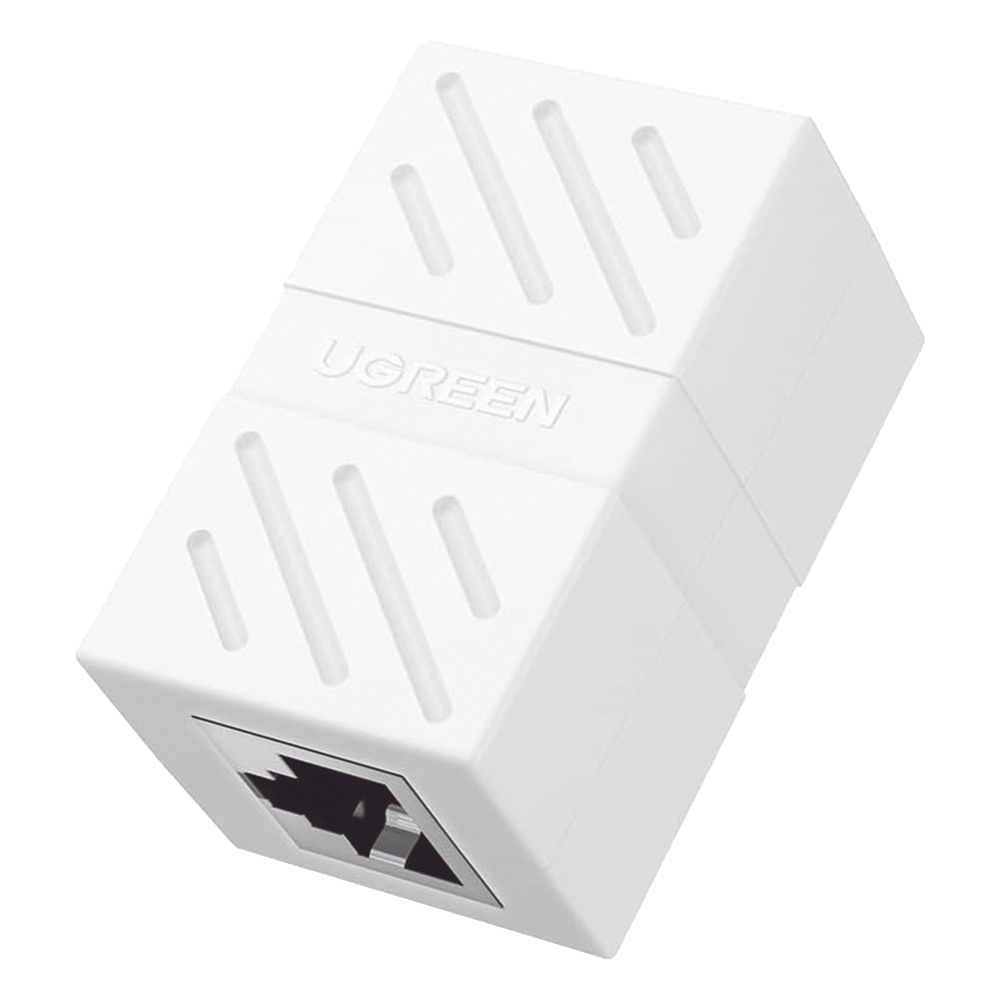Acoplador (Extensor de Cable Ethernet RJ45 a RJ45) | 1000Mbps | Compatibilidad con Cat7 Cat6A Cat6 Cat5e | Compatible con POE | Ignífugo | ABS |