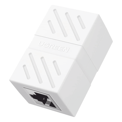 Acoplador (Extensor de Cable Ethernet RJ45 a RJ45) | 1000Mbps | Compatibilidad con Cat7 Cat6A Cat6 Cat5e | Compatible con POE | Ignífugo | ABS |