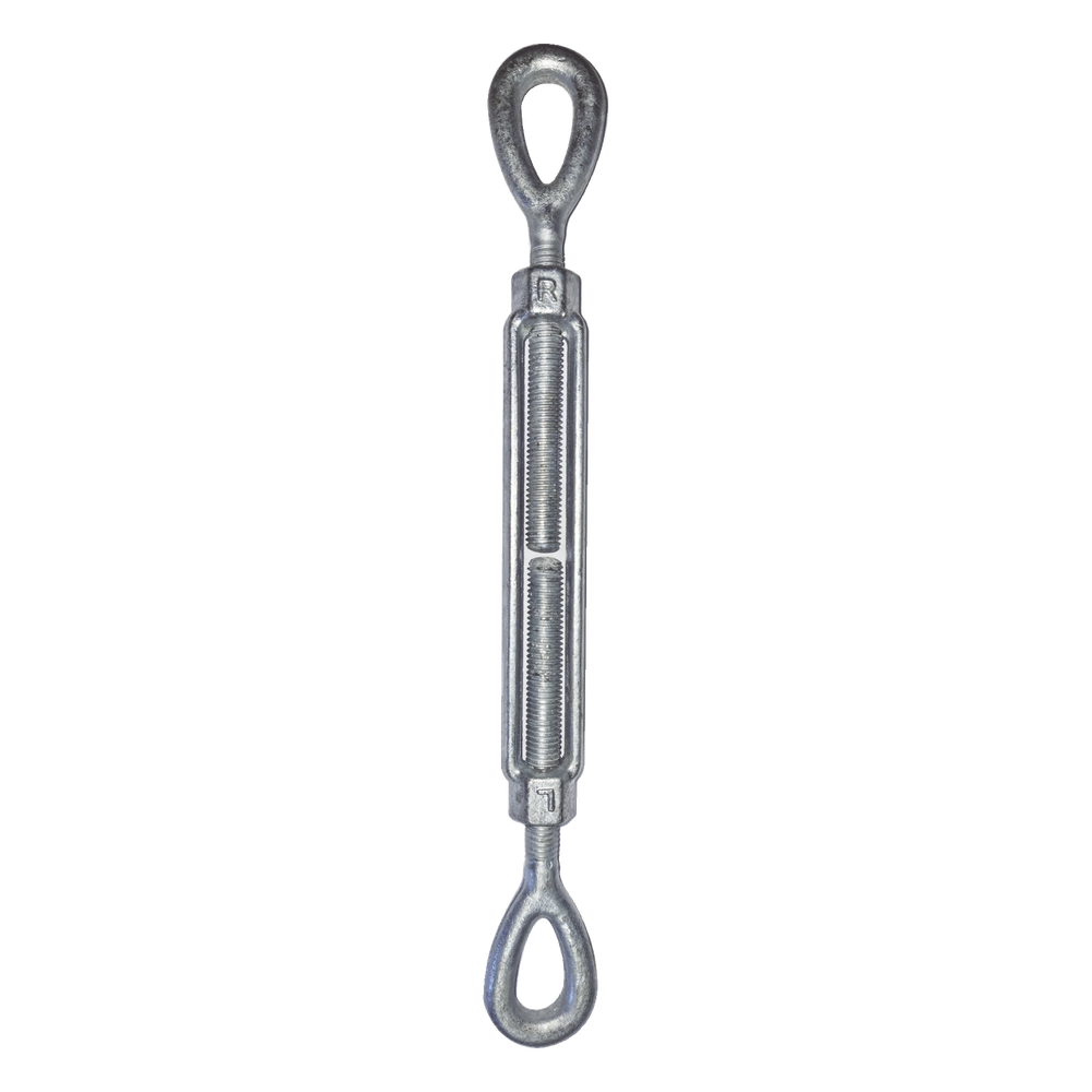 Tensor de 1/2" x 6" Acero Forjado OJO-OJO Galv. Inmersión en Caliente (Carga Max. 2200 Kg).