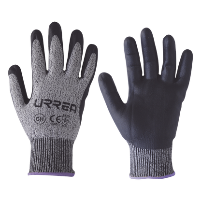 Guantes talla mediana supraneema con recubrimiento de nitrilo.
