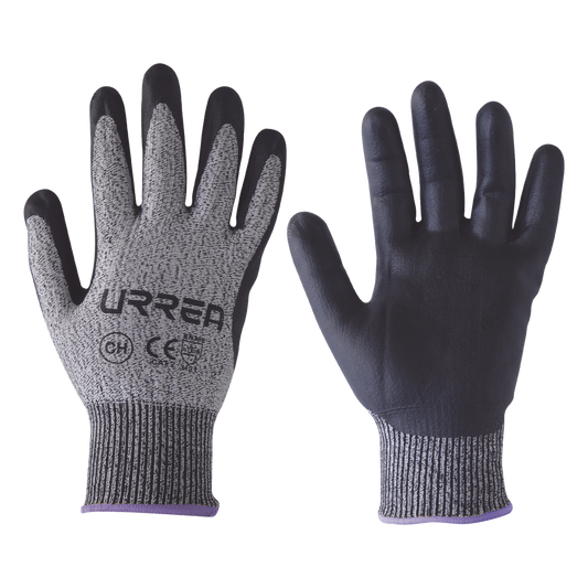 Guantes talla mediana supraneema con recubrimiento de nitrilo.