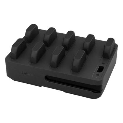 Estación de Carga 10 Bays / Para Jabra Perform 75 / Alimentación 12V / Carga Simultánea Múltiple / LED Indicadores / Certificaciones Internacionales